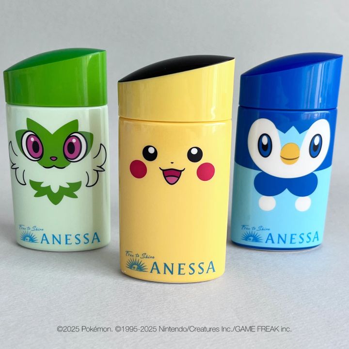 アネッサの日焼け止めとポケモンがコラボ！ ピカチュウ・ニャオハ