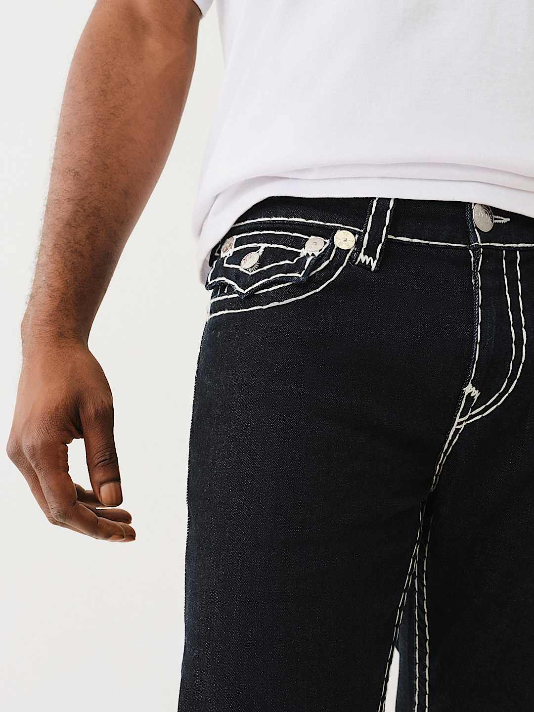 BILLY SUPER T MARLED LUREX BOOTCUT JEAN