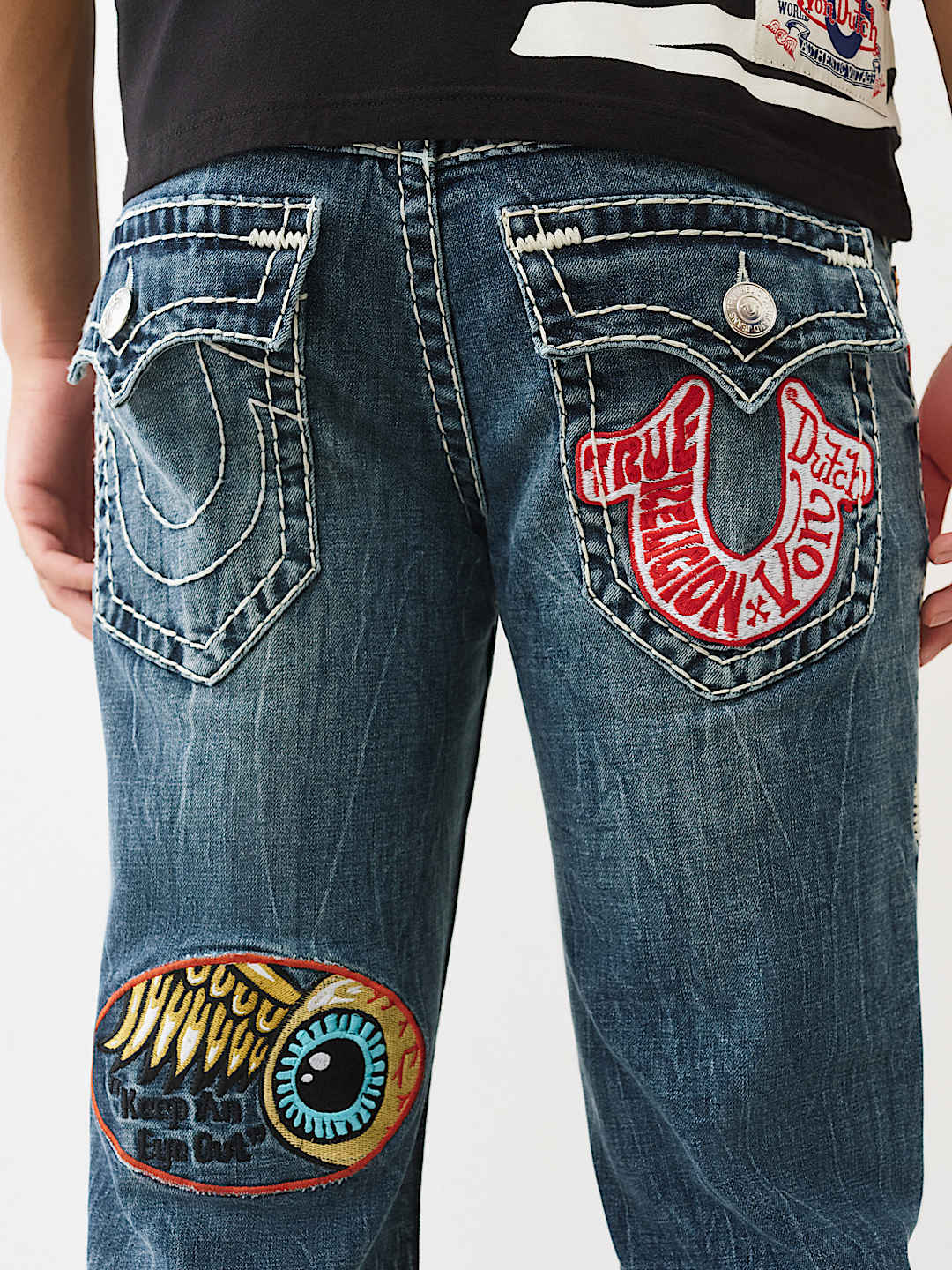 TRUE RELIGION X VON DUTCH RICKY SUPER T STRAIGHT JEAN