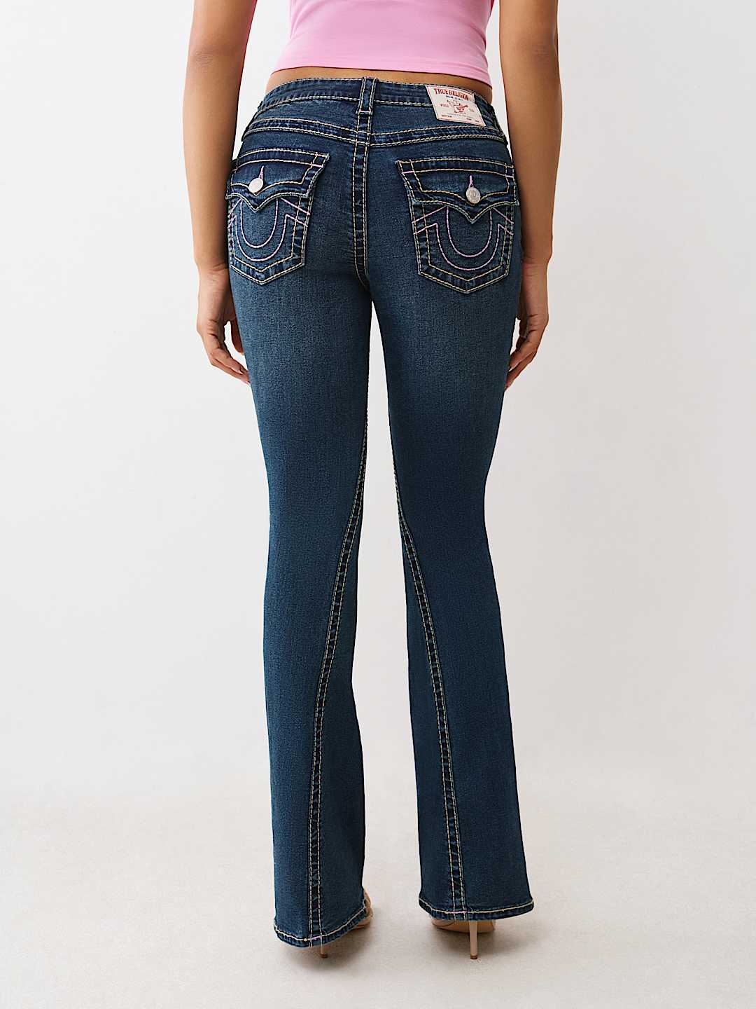 JOEY MID RISE BIG T FLARE JEAN