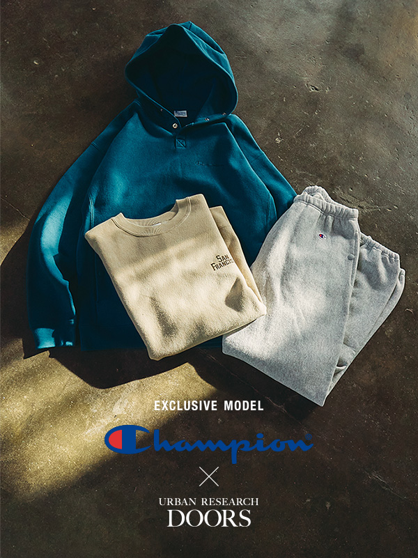 Champion × URBAN RESEARCH DOORS EXCLUSIVE2021A/Wはエクスクルーシブ