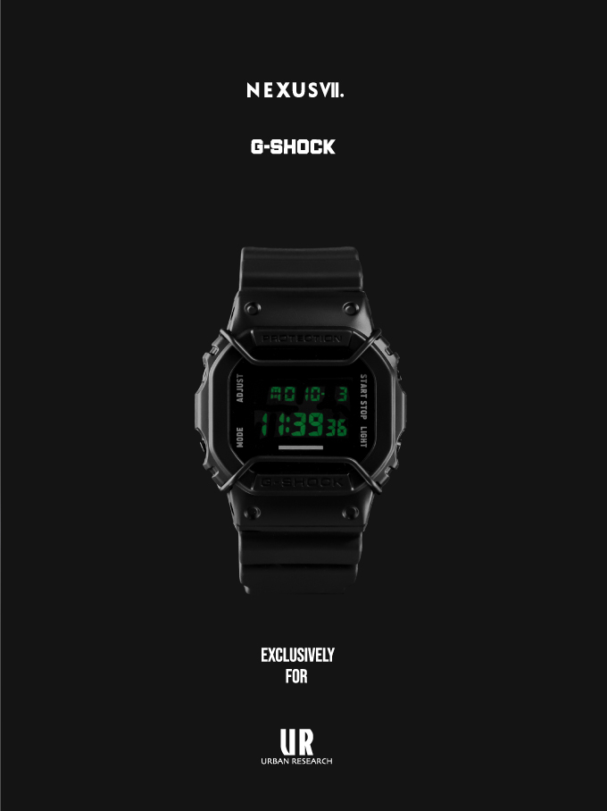 NEXUSVII. × G-SHOCK EXCLUSIVELY for URBAN RESEARCH 2022年モデルが