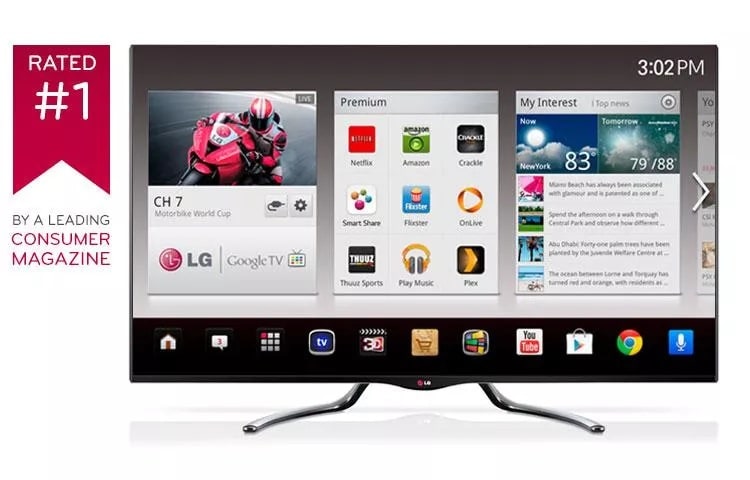LG 55GA7900: 55'' Class Cinema 3D 1080p 240Hz LED Google TV (54.6