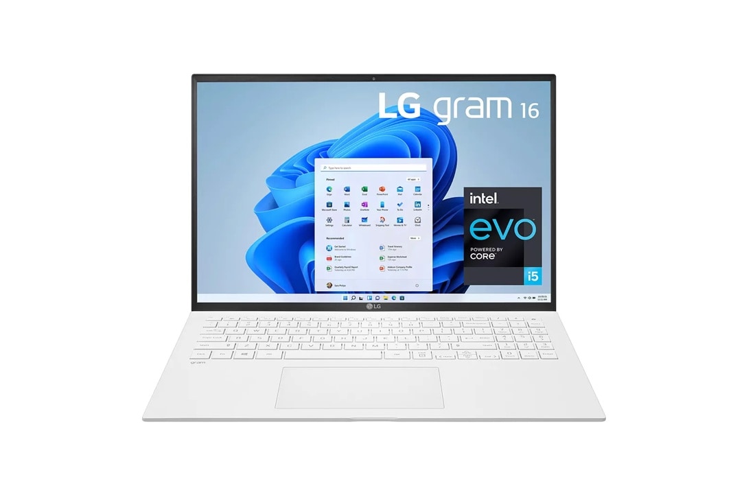 LG gram 16” Ultra-Lightweight and Slim Laptop with Intel® Evo 11th