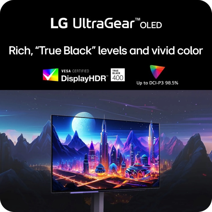 LG UltraGear™ 27 inch OLED 240Hz Gaming Monitor - 27GS95QE-B | LG USA