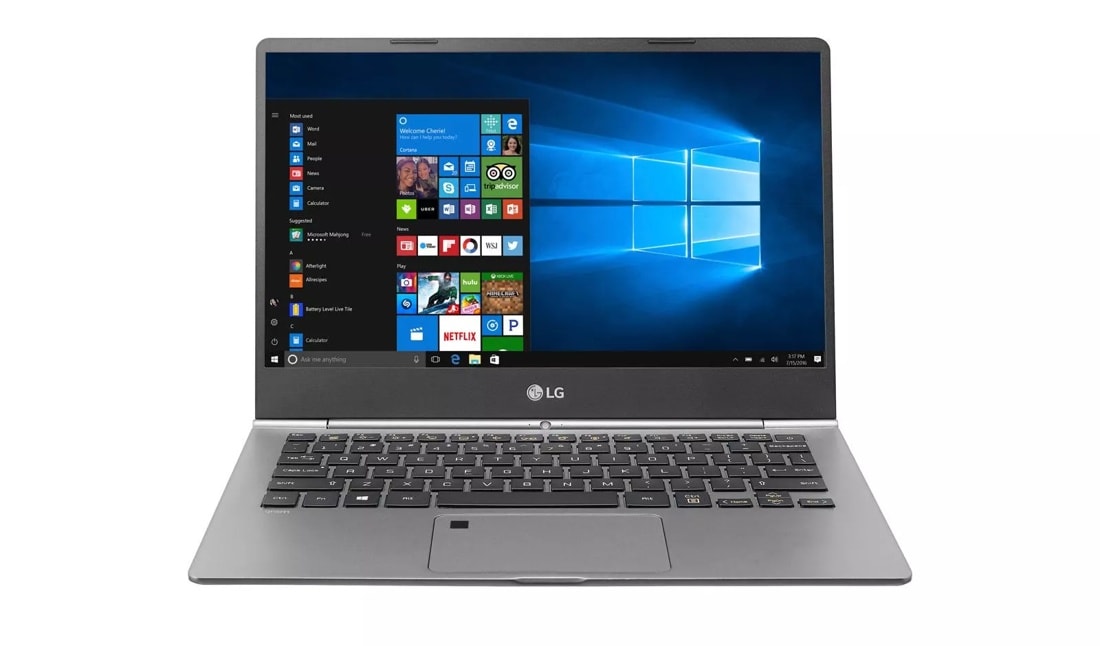 LG gram 13.3” Ultra-Lightweight Touchscreen Laptop with Intel
