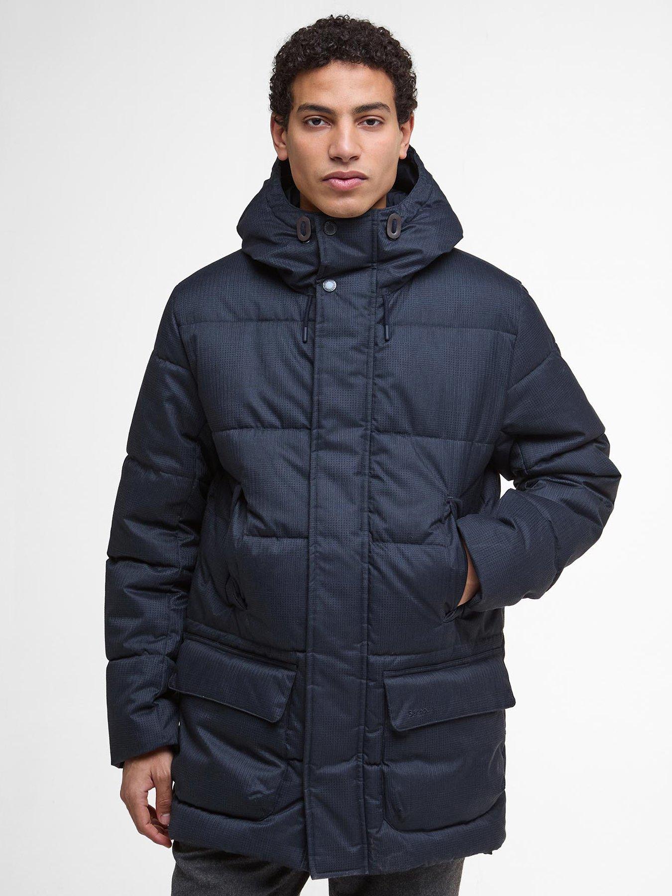 Barbour Hooded Bedale Padded Jacket - Navy | Very