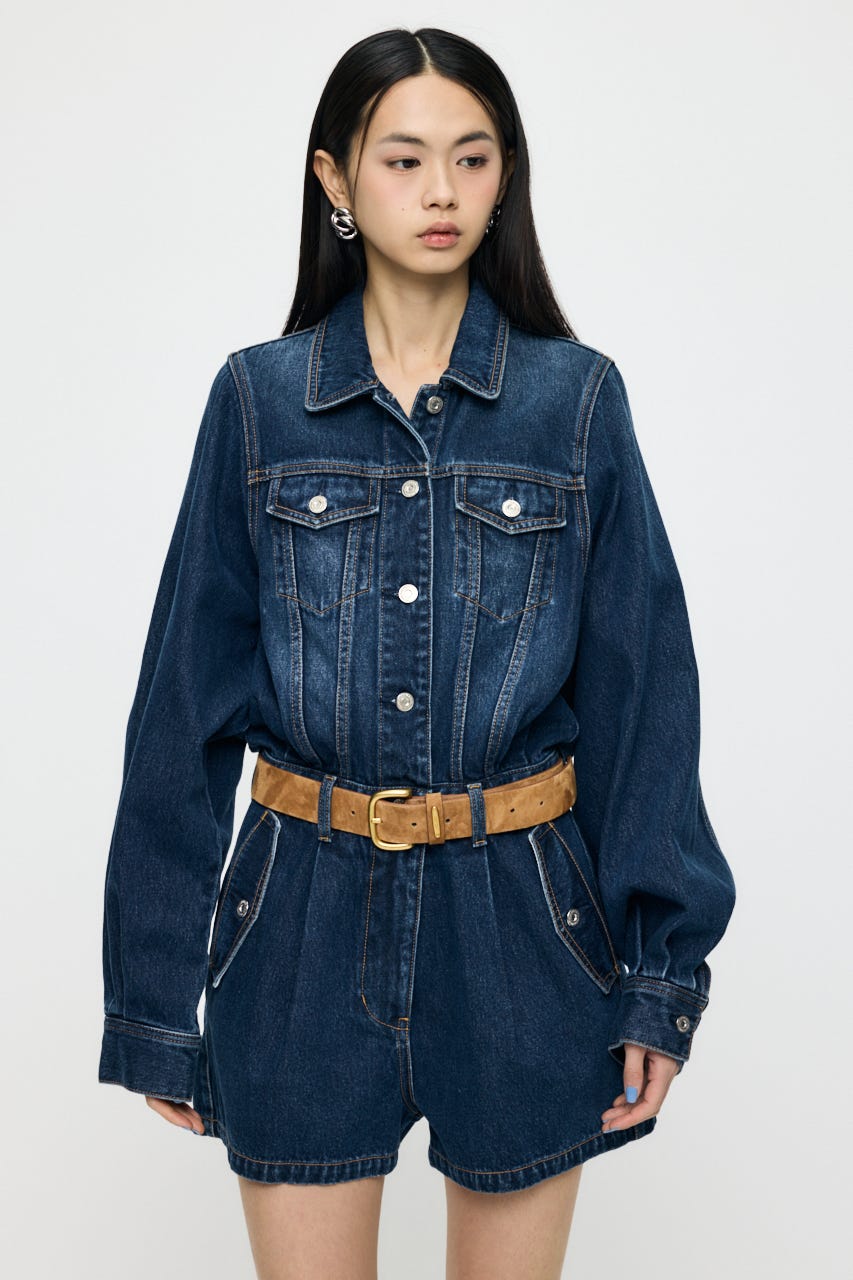 MOUSSY | DENIM SHORT ジャンプスーツ (オールインワン ) |SHEL'TTER