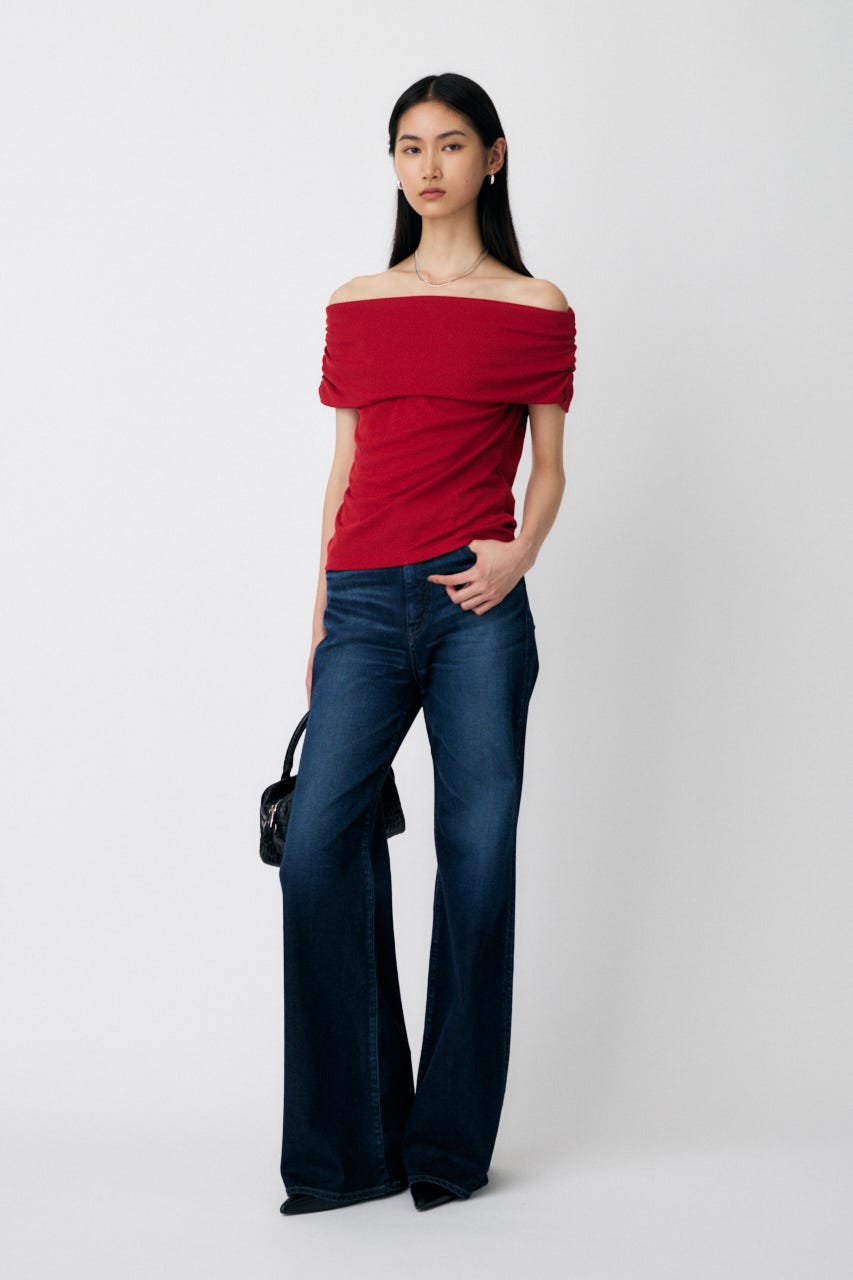 MOUSSY | SHEER OFF SHOULDER トップス (その他トップス ) |SHEL'TTER