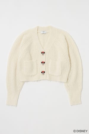 Disney SERIES CREATED by MUS | MD FACE BUTTON カーディガン
