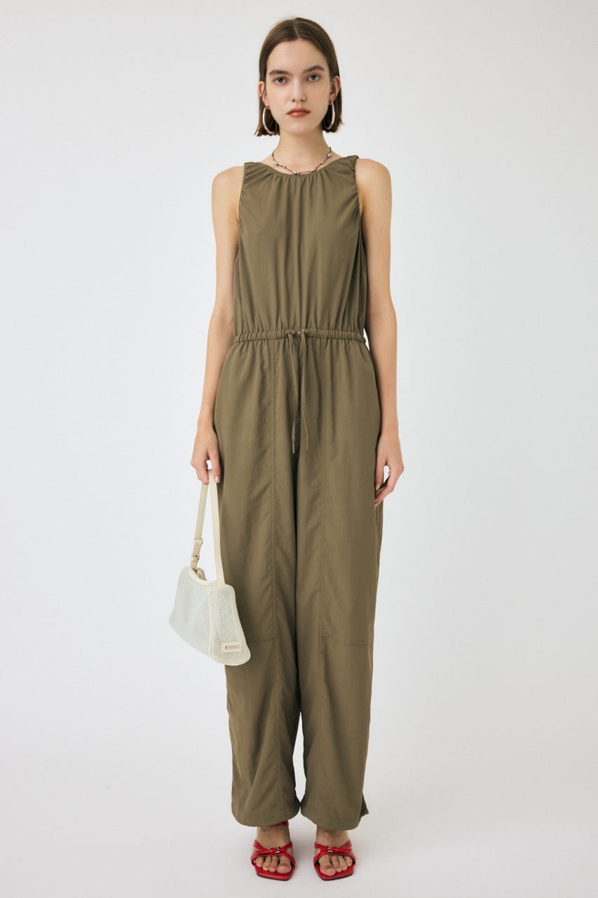 MOUSSY | NYLON GATHER ジャンプスーツ (オールインワン ) |SHEL'TTER