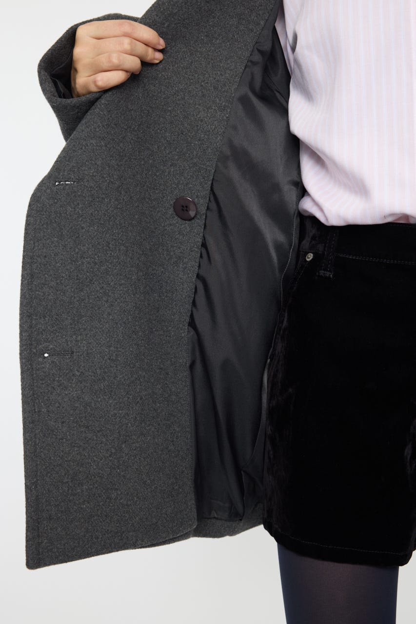 MOUSSY | DOUBLE BREASTED MID コート (コート ) |SHEL'TTER WEBSTORE