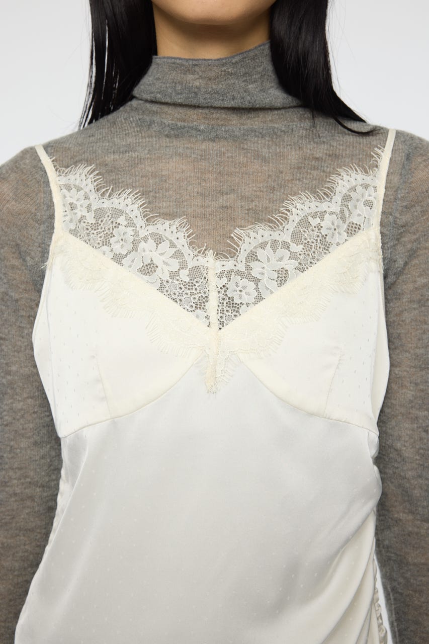 MOUSSY | DOT SATIN CAMI ドレス (ワンピース(ミニ・ミディアム