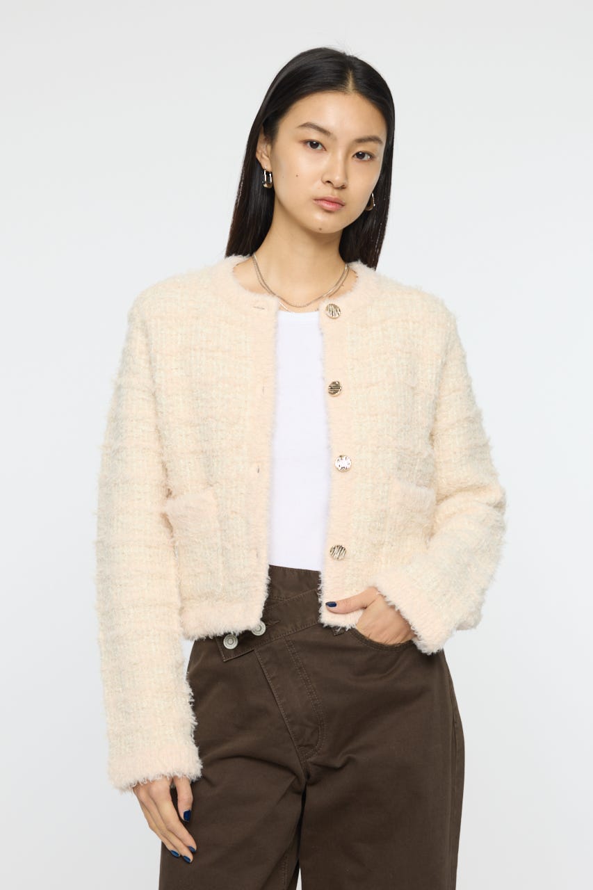 MOUSSY | COMPACT KNIT TWEED ジャケット (ジャケット ) |SHEL'TTER