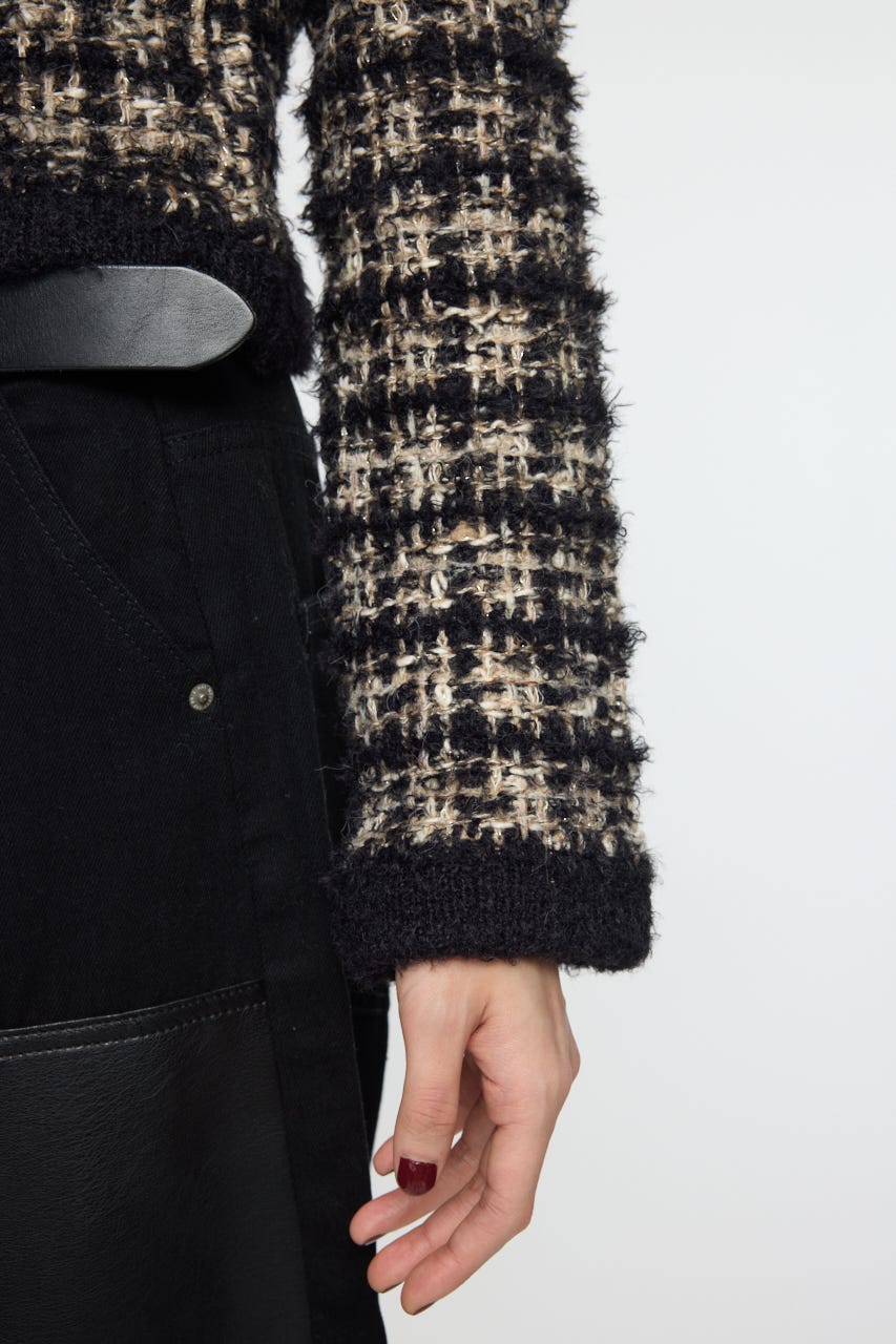 MOUSSY | COMPACT KNIT TWEED ジャケット (ジャケット ) |SHEL'TTER