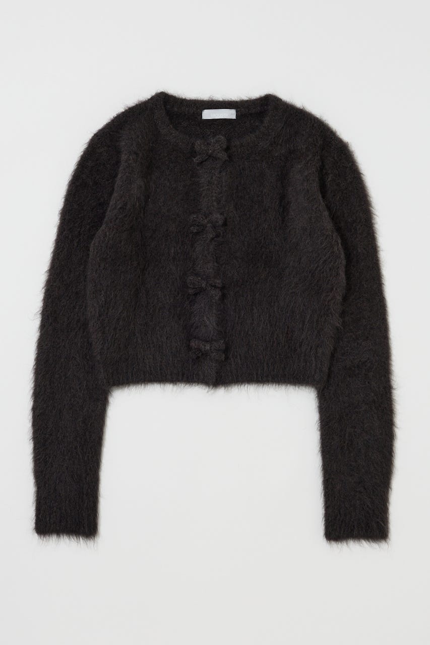 MOUSSY | FRONT RIBBON カーディガン (ニット ) |SHEL'TTER WEBSTORE