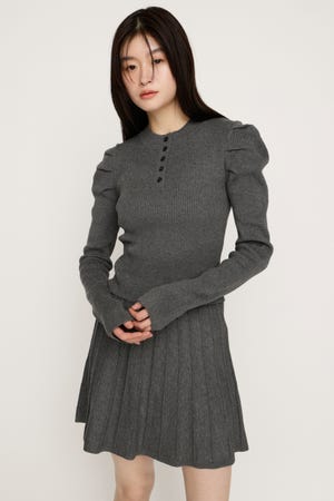 SLY | 【カートに入れると税込9990円に！】TUCK SLEEVE FLARE KNIT 2P