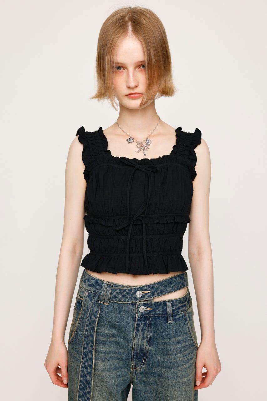 SLY | SUCKER GATHER CAMI トップス (キャミソール ) |SHEL'TTER WEBSTORE