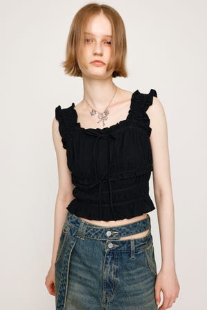 SLY | SUCKER GATHER CAMI トップス (キャミソール ) |SHEL'TTER WEBSTORE