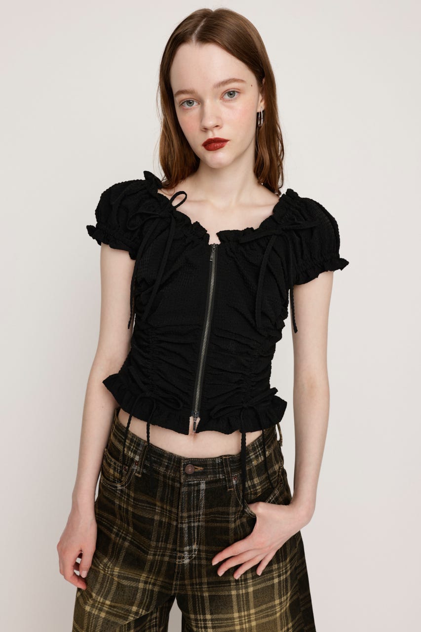 SLY | FRONTZIP 2WAY トップス (シャツ・ブラウス ) |SHEL'TTER WEBSTORE