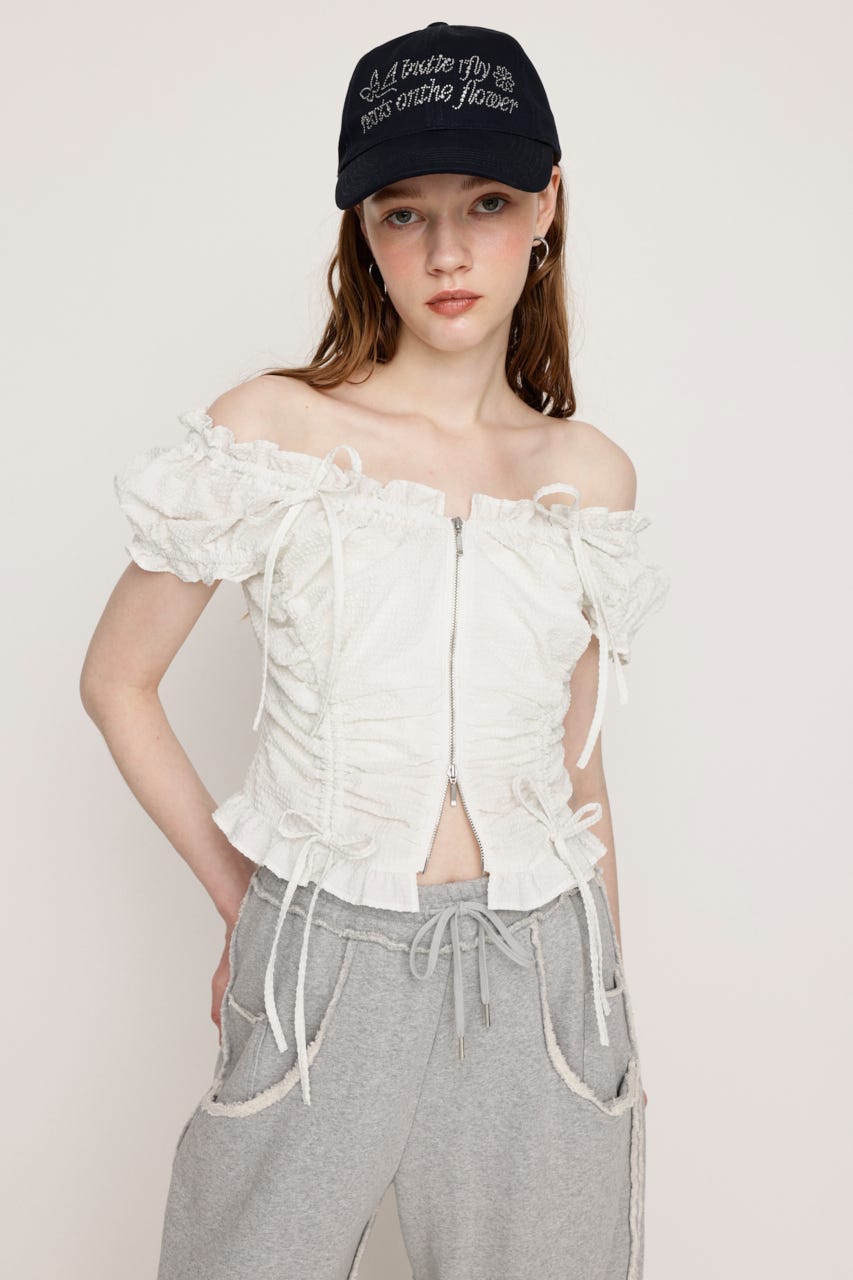 SLY | FRONTZIP 2WAY トップス (シャツ・ブラウス ) |SHEL'TTER WEBSTORE