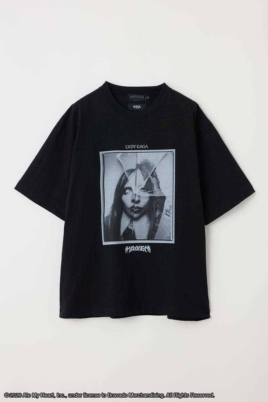 AZUL BY MOUSSY | 【LADY GAGA】ショートスリーブTEEブラック (Tシャツ