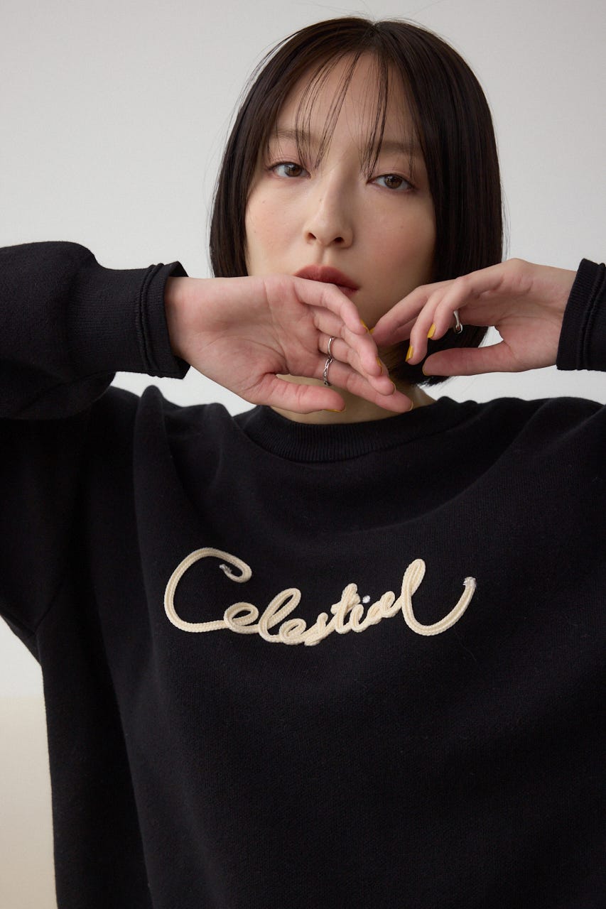 AZUL BY MOUSSY | ロゴ刺繍ニットトップス (ニット ) |SHEL'TTER WEBSTORE