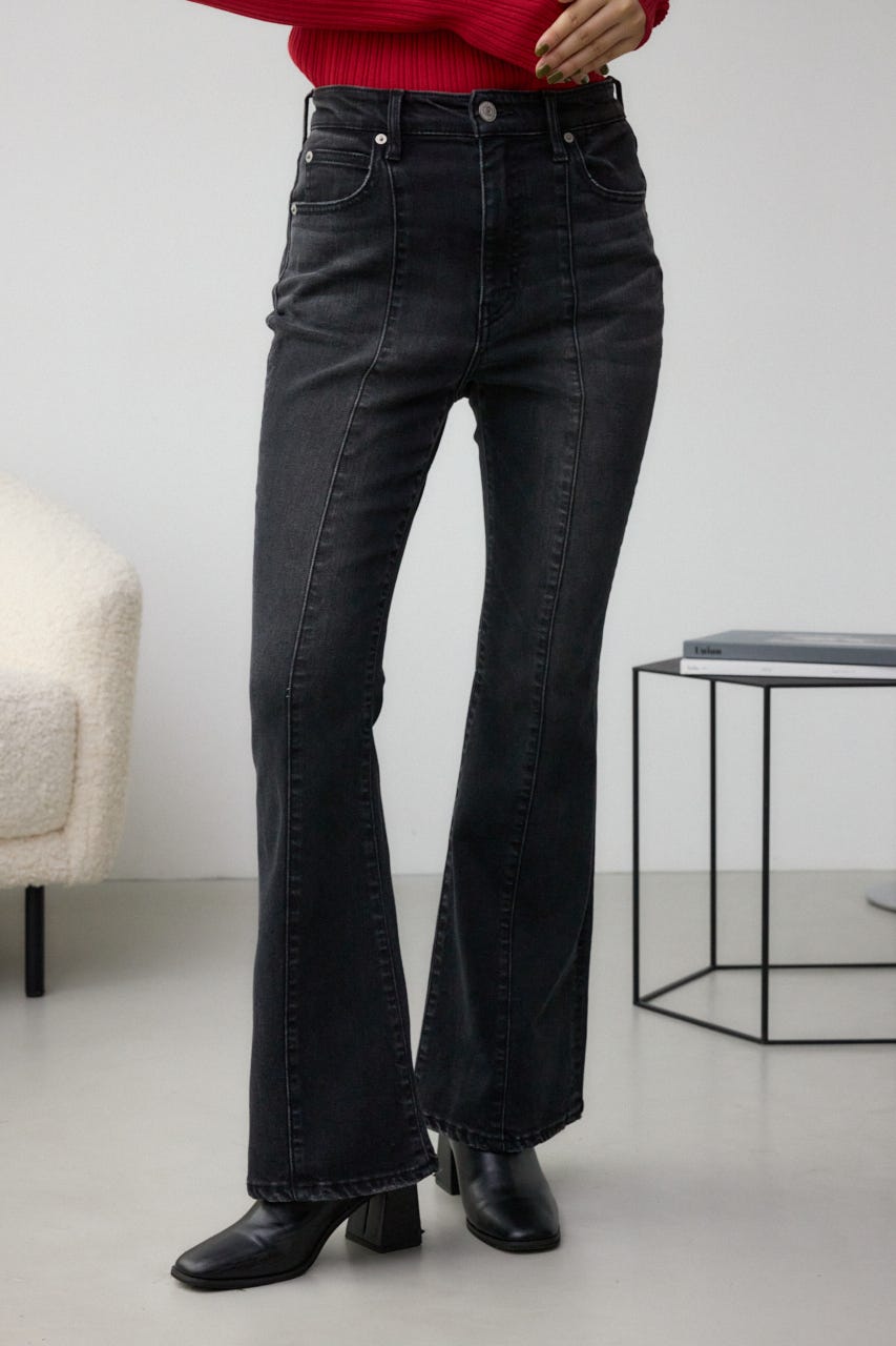 AZUL BY MOUSSY | AZUL DENIM オーバーダイ切替フレアデニム (フレア