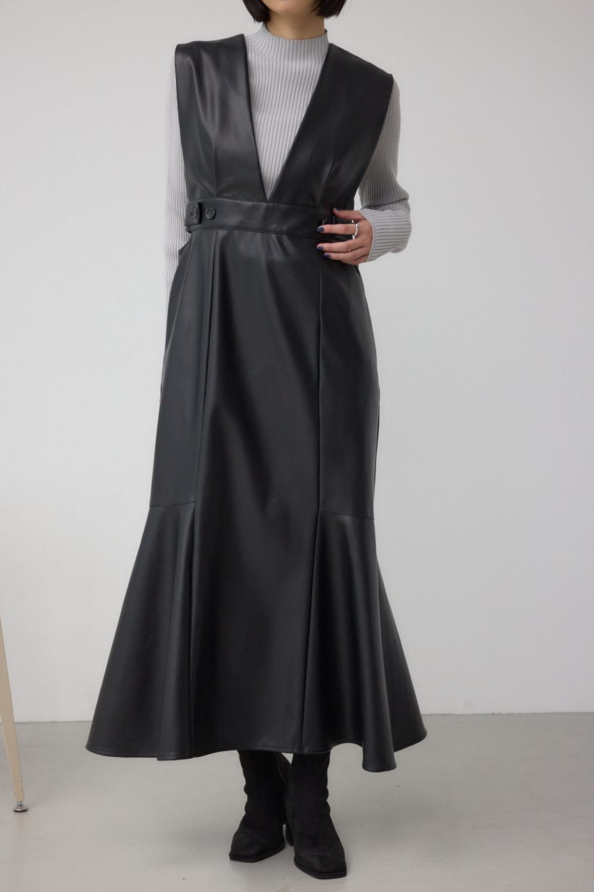 AZUL BY MOUSSY | カットアウトマーメーイドジャンパースカート