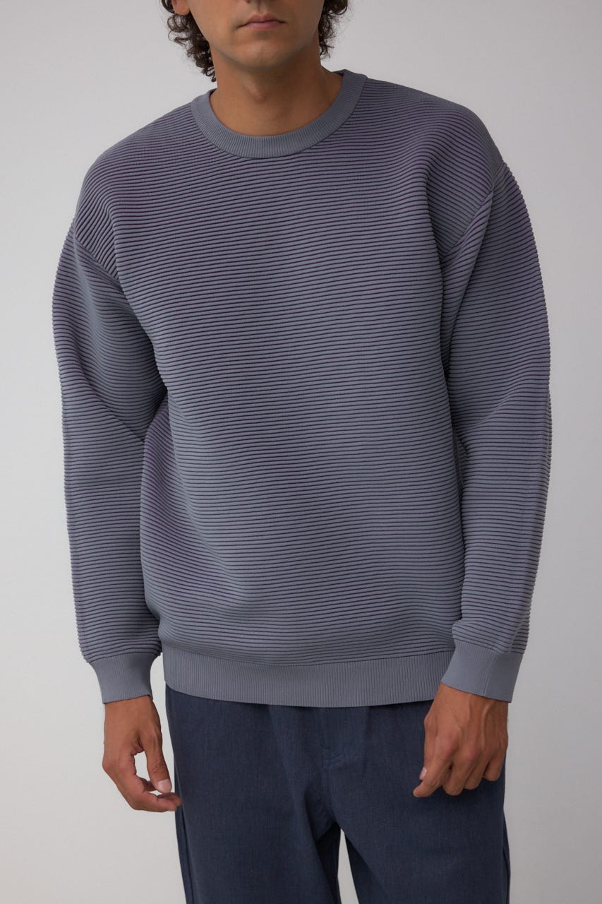 AZUL BY MOUSSY | ミックスカラーリップル編みニットトップス (ニット