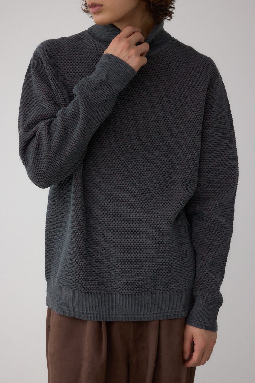 AZUL BY MOUSSY | ハニカムタートルネックニット (ニット ) |SHEL'TTER