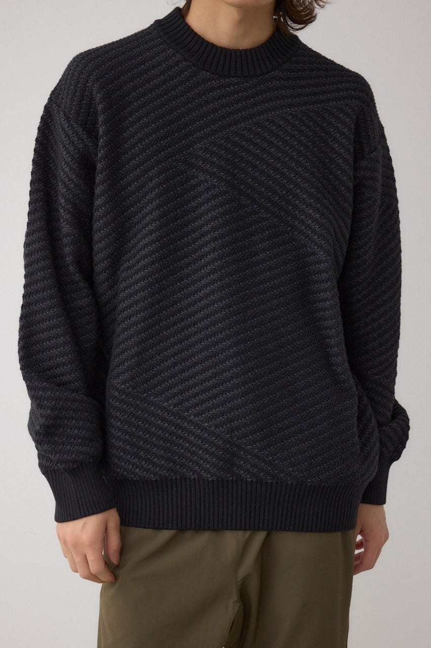 AZUL BY MOUSSY | ジグトーンジャガードニット (ニット ) |SHEL'TTER
