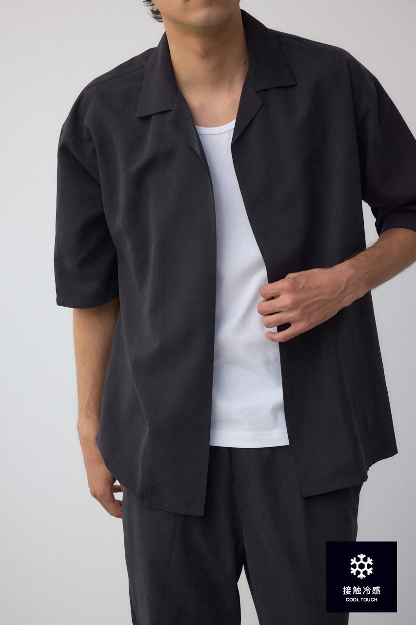 AZUL BY MOUSSY | 接触冷感フェイクスウェードセットアップ (シャツ