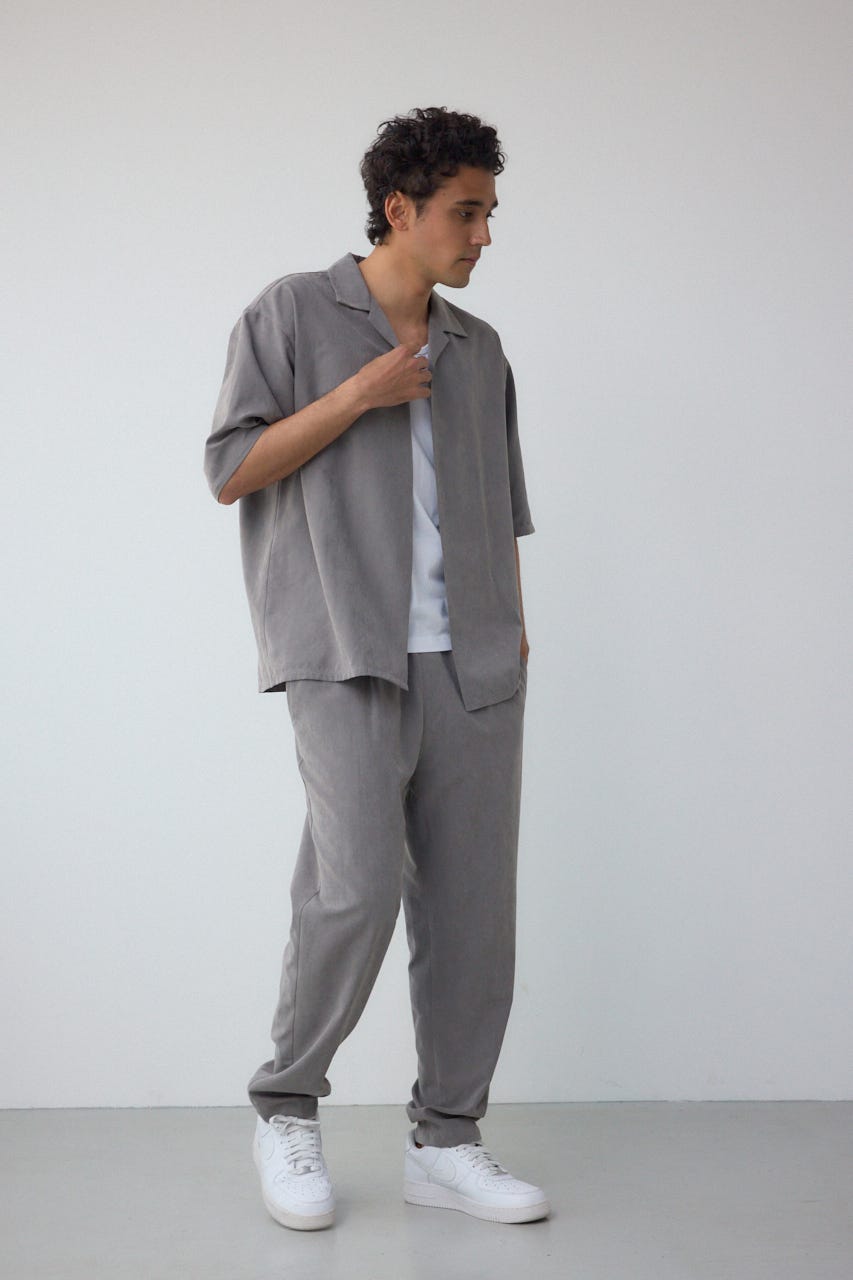 AZUL BY MOUSSY | 接触冷感フェイクスウェードセットアップ (シャツ