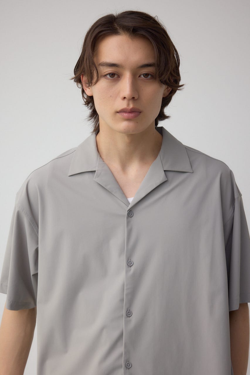 AZUL BY MOUSSY | ダイヤモンドストレッチ開襟シャツ (シャツ