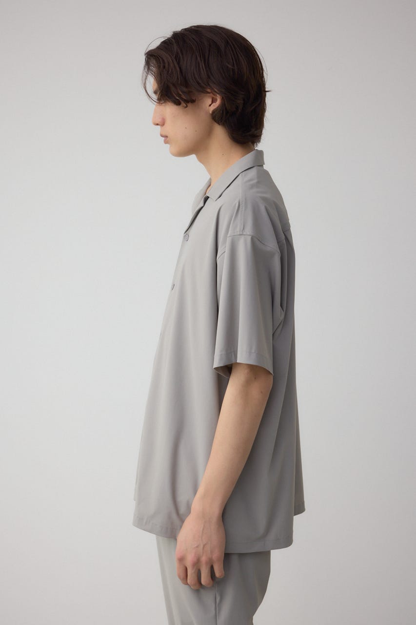 AZUL BY MOUSSY | ダイヤモンドストレッチ開襟シャツ (シャツ