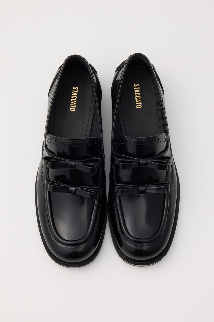 STACCATO | アンブルダブルリボンローファー (ローファー