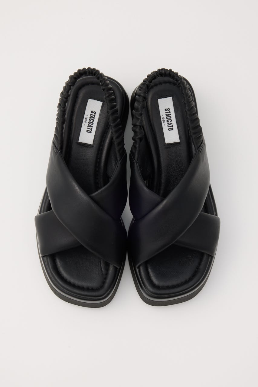 STACCATO | ベックイプラットフォームクロスサンダル (サンダル