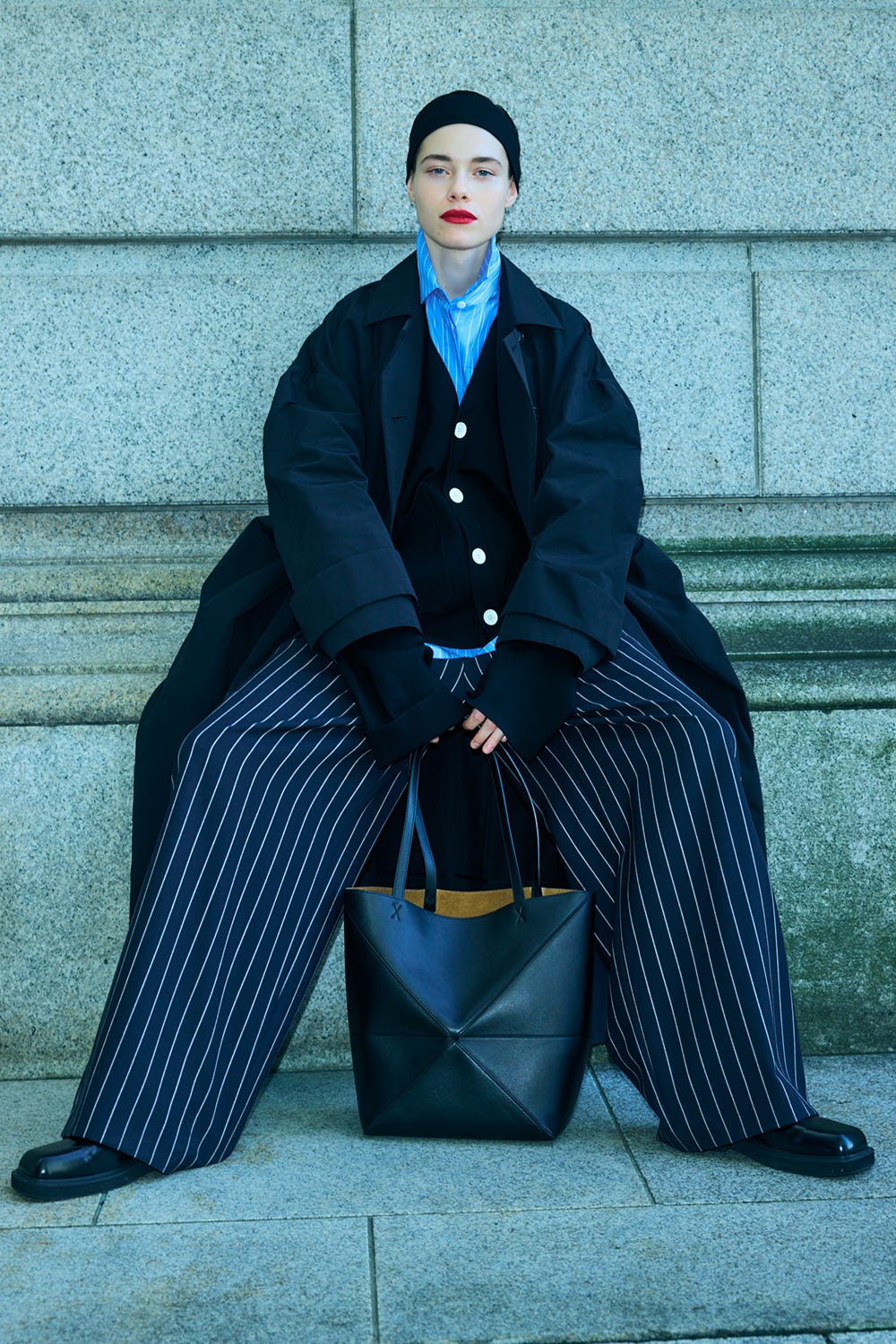 RELAX ELASTIC WIDE-TROUSERS｜34｜D/NVY｜TROUSERS｜ENFÖLD OFFICIAL