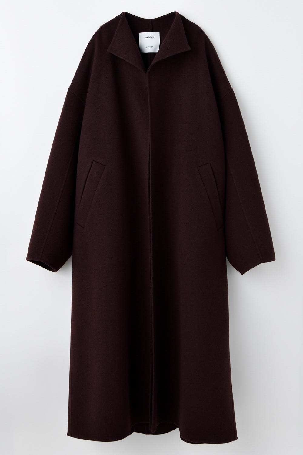 NO-COLLAR FLARE COAT｜36｜BLK｜COAT｜ENFÖLD OFFICIAL ONLINE STORE