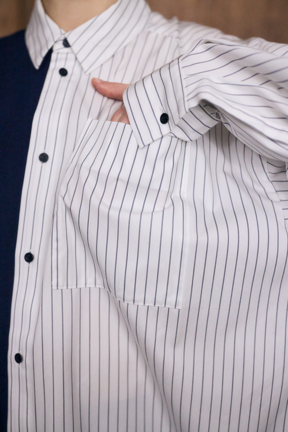 SUIT SHIRT｜38｜D/BLU｜SHIRTS AND BLOUSES｜ENFÖLD OFFICIAL ONLINE