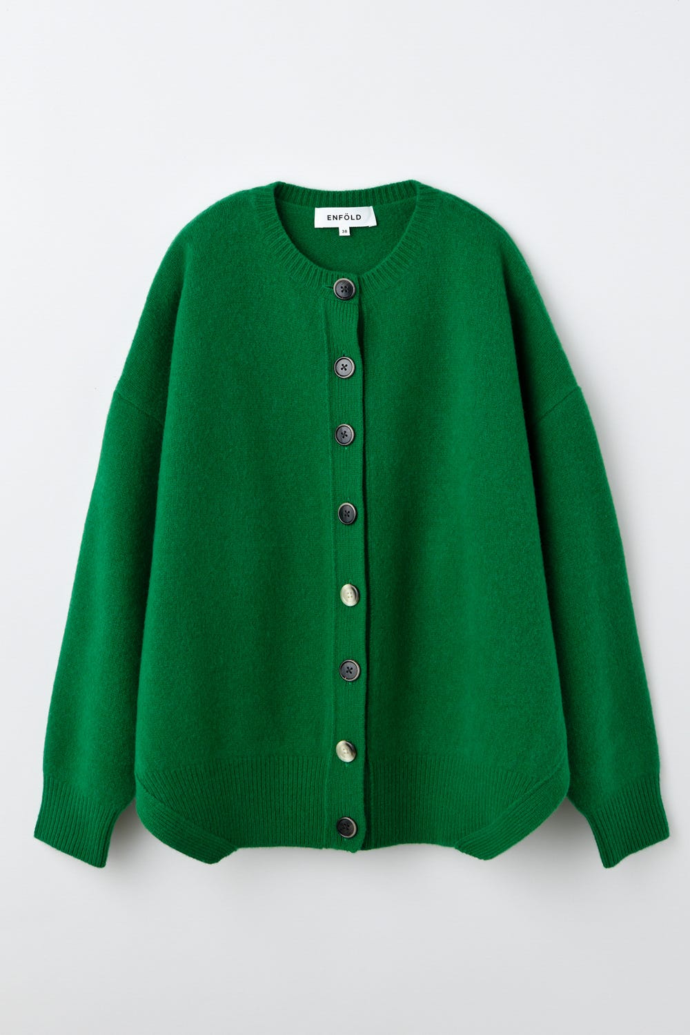 CIRCLE CARDIGAN｜38｜GRN｜KNIT WEAR｜ENFÖLD OFFICIAL ONLINE STORE