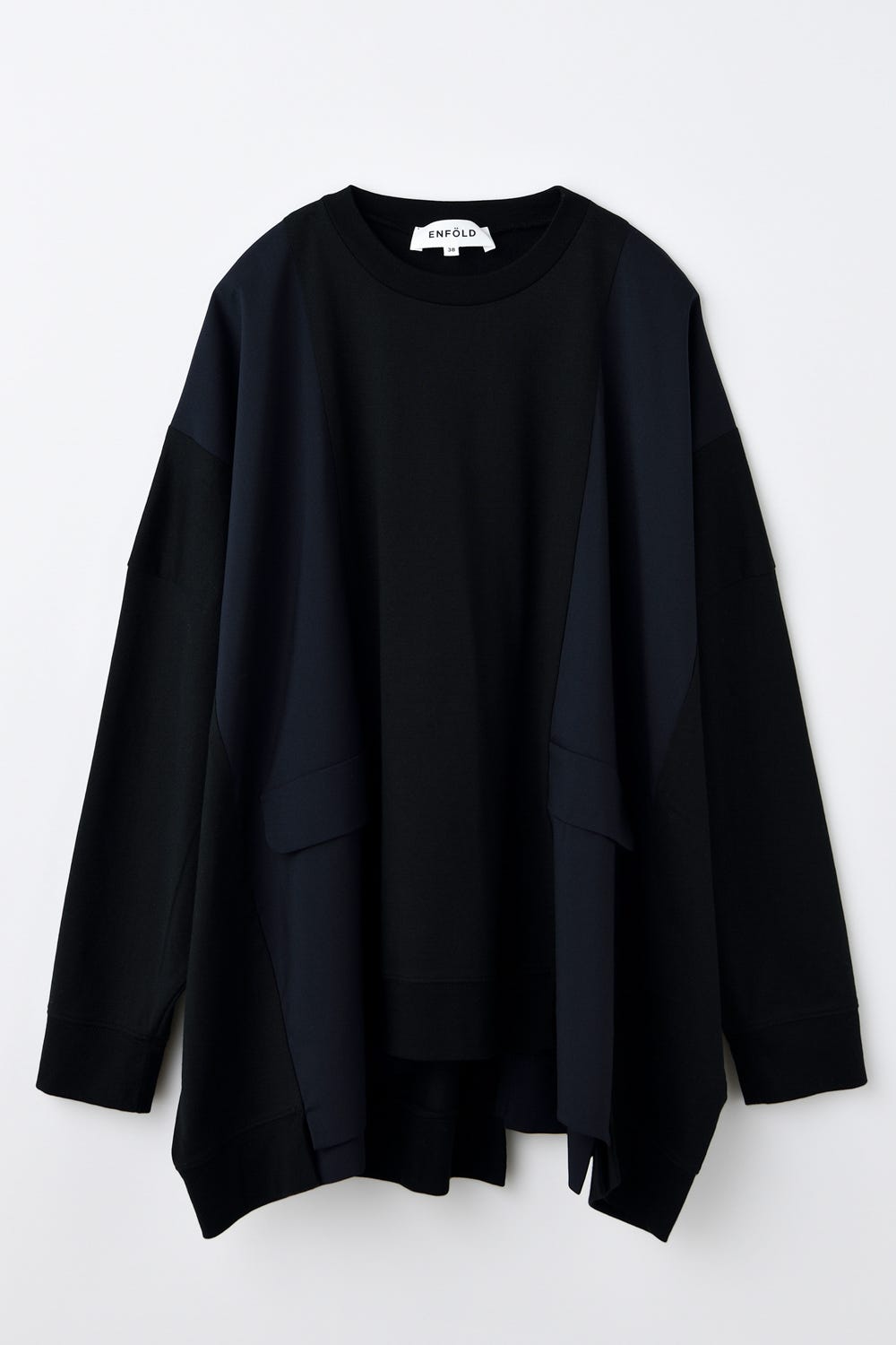 SWELL-HEM PULLOVER｜38｜BLK｜CUT AND SEWN｜ENFÖLD OFFICIAL ONLINE