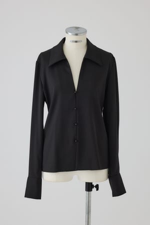 RIM.ARK | Open collar slim SH JK (SHIRTS & BLOUSES ) |RIM.ARK