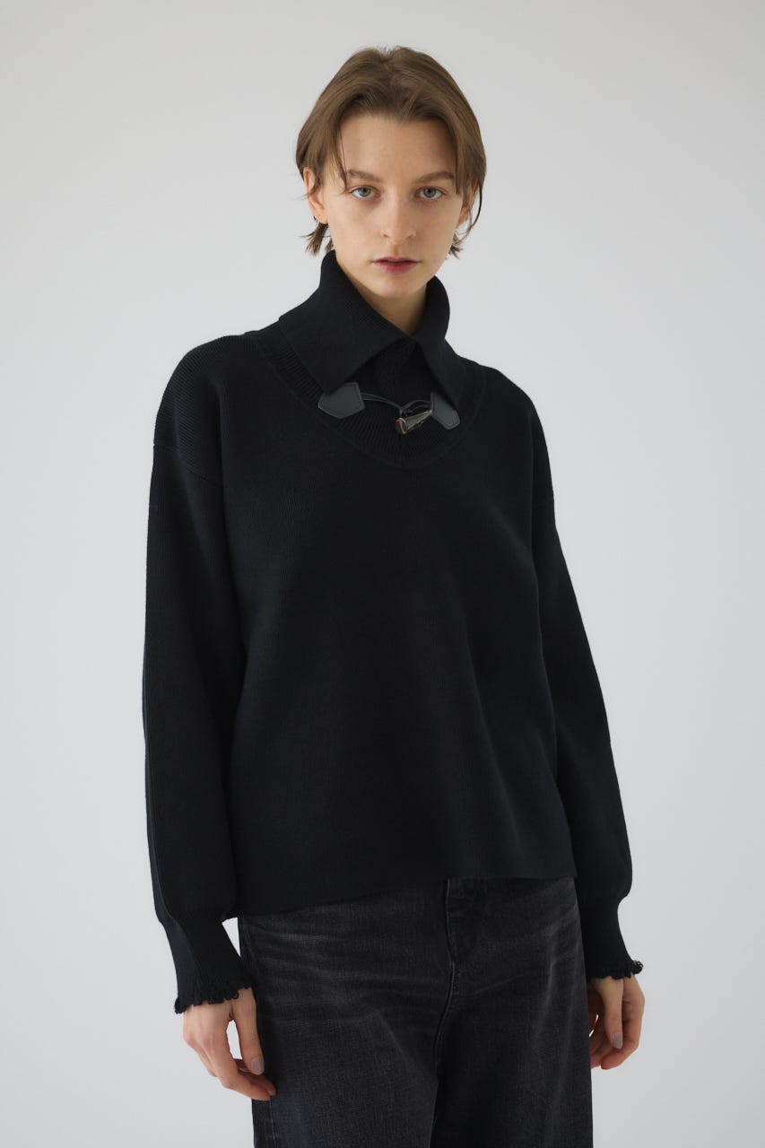 RIM.ARK | Toggle motif knit tops (KNITWEAR ) |RIM.ARK ONLINE STORE