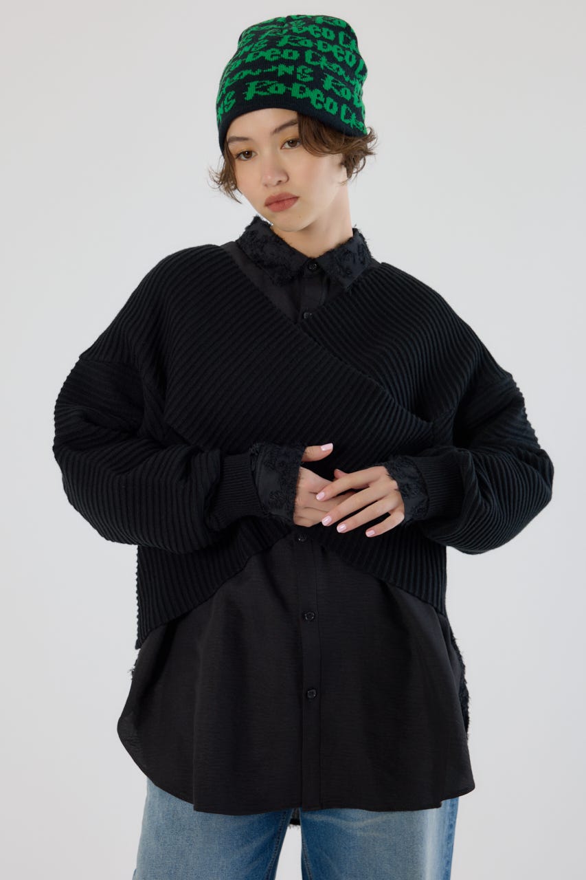 RODEO CROWNS WIDE BOWL | 2WAYクロスニットトップス (ニット ) |SHEL