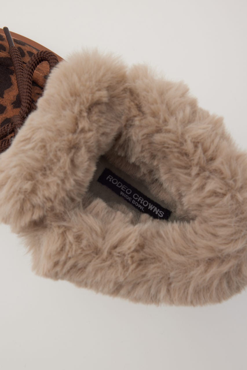 RODEO CROWNS WIDE BOWL | フェイクムートンショートブーツ (ブーツ
