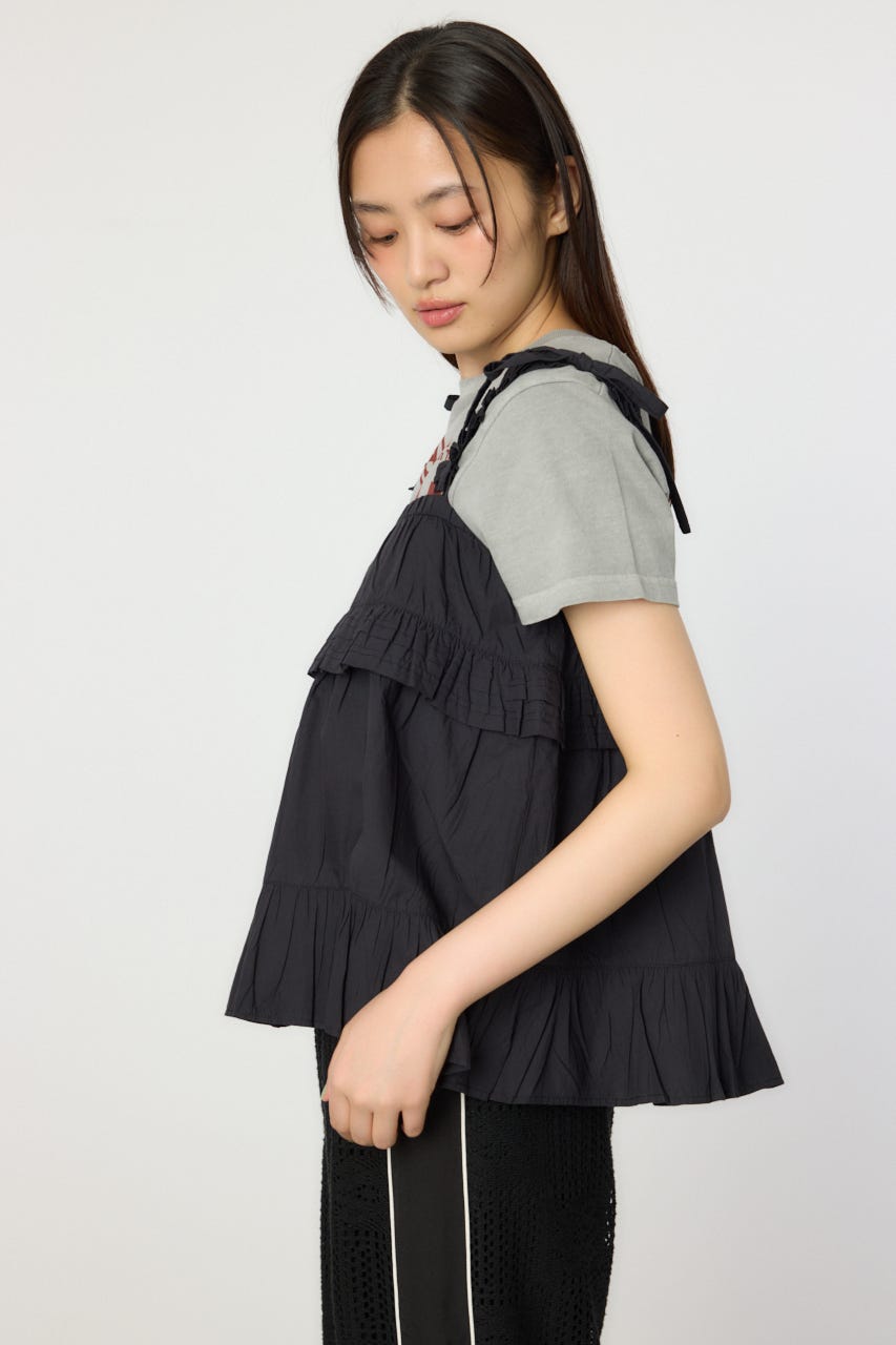 RODEO CROWNS WIDE BOWL | 2WAYフリルキャミソール (キャミソール