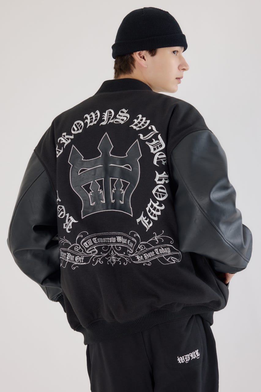 RODEO CROWNS WIDE BOWL | Blackletter スタジャン (ブルゾン ) |SHEL