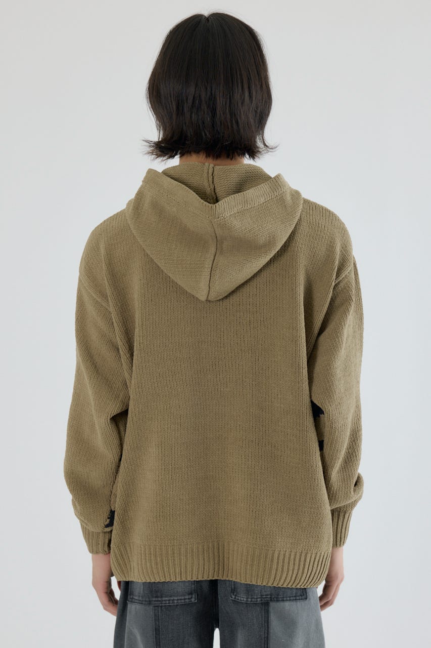 RODEO CROWNS WIDE BOWL | サインロゴモールニットパーカー